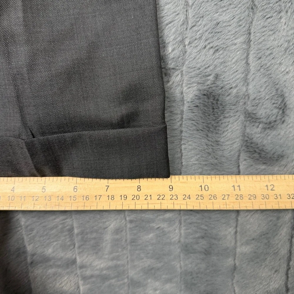 Cremieux Loro Piana Super 130s Wool Suit Mens 46R 40W Grey Pleated Made Canada